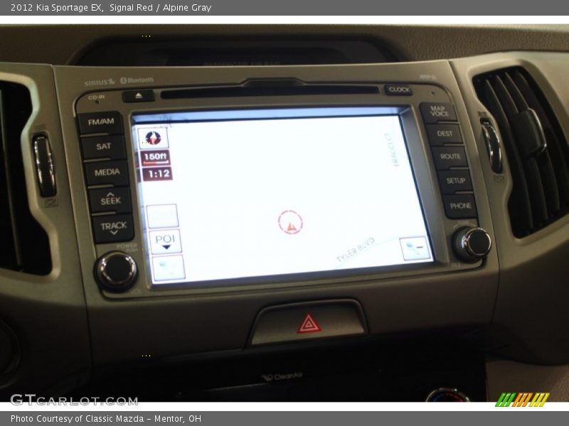 Signal Red / Alpine Gray 2012 Kia Sportage EX