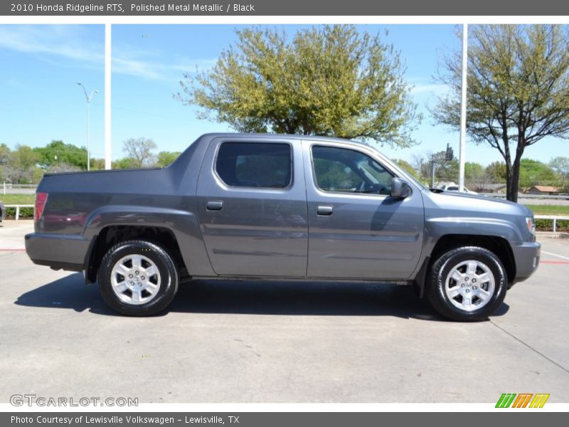 Polished Metal Metallic / Black 2010 Honda Ridgeline RTS