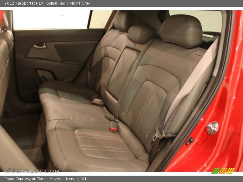 Rear Seat of 2012 Sportage EX