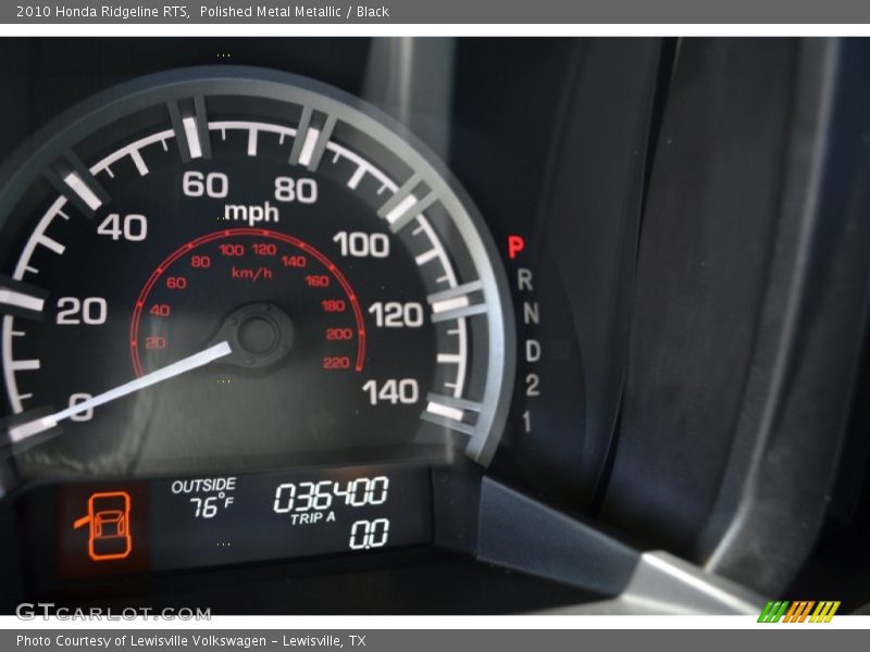 Polished Metal Metallic / Black 2010 Honda Ridgeline RTS