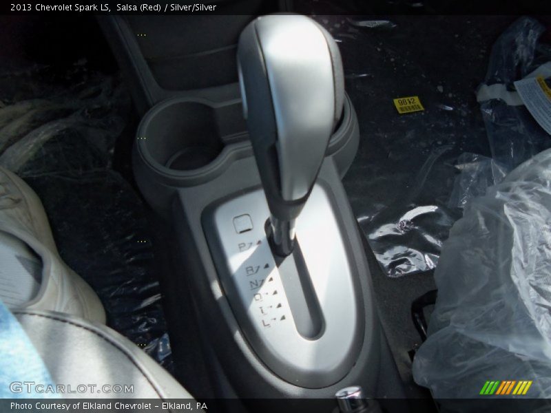 Salsa (Red) / Silver/Silver 2013 Chevrolet Spark LS