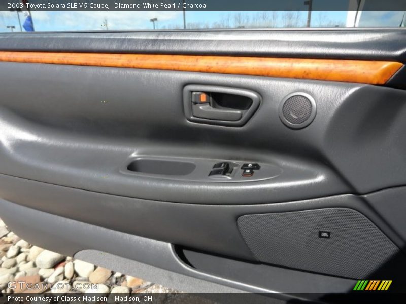Diamond White Pearl / Charcoal 2003 Toyota Solara SLE V6 Coupe