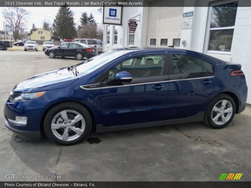 Blue Topaz Metallic / Jet Black/Ceramic White Accents 2013 Chevrolet Volt