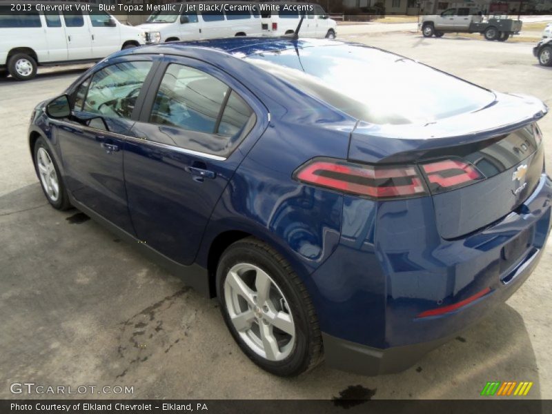 Blue Topaz Metallic / Jet Black/Ceramic White Accents 2013 Chevrolet Volt