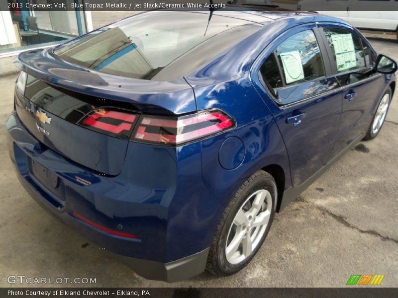 Blue Topaz Metallic / Jet Black/Ceramic White Accents 2013 Chevrolet Volt