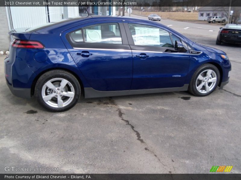 Blue Topaz Metallic / Jet Black/Ceramic White Accents 2013 Chevrolet Volt