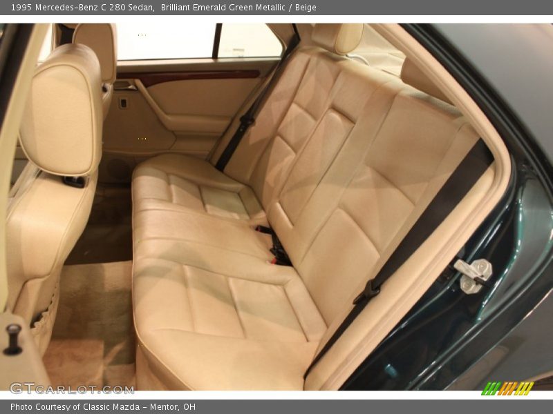 Rear Seat of 1995 C 280 Sedan