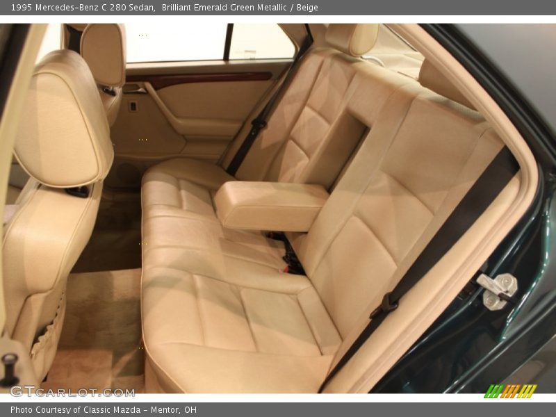 Rear Seat of 1995 C 280 Sedan