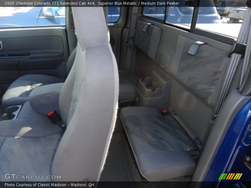 Superior Blue Metallic / Medium Dark Pewter 2005 Chevrolet Colorado Z71 Extended Cab 4x4