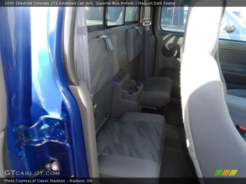 Superior Blue Metallic / Medium Dark Pewter 2005 Chevrolet Colorado Z71 Extended Cab 4x4