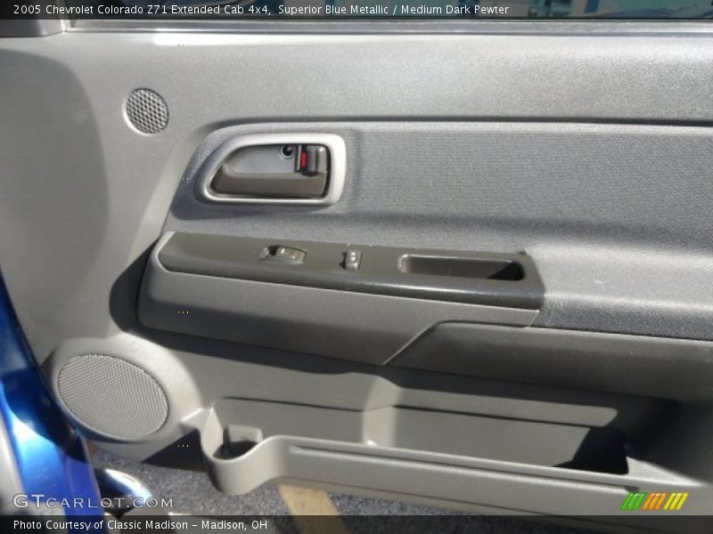 Superior Blue Metallic / Medium Dark Pewter 2005 Chevrolet Colorado Z71 Extended Cab 4x4