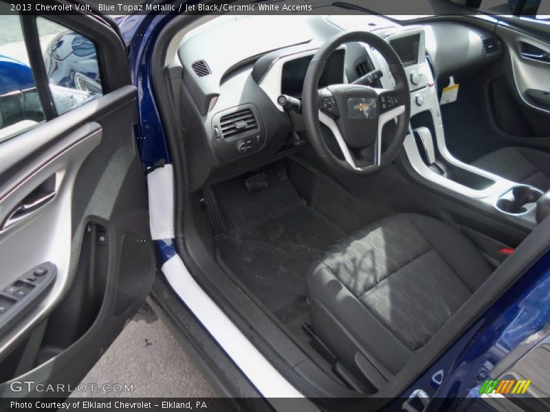 Blue Topaz Metallic / Jet Black/Ceramic White Accents 2013 Chevrolet Volt