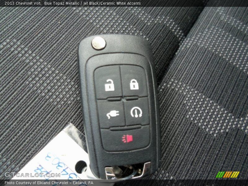 Blue Topaz Metallic / Jet Black/Ceramic White Accents 2013 Chevrolet Volt