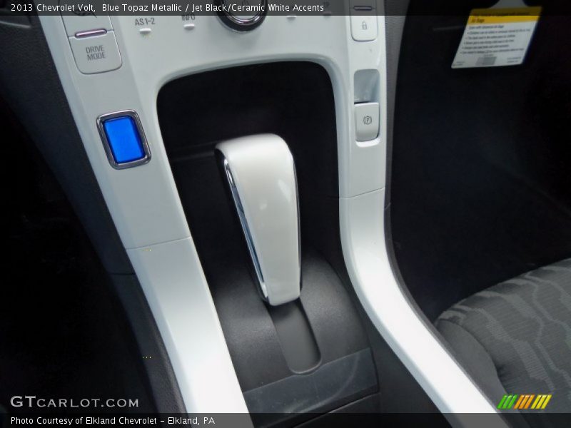 Blue Topaz Metallic / Jet Black/Ceramic White Accents 2013 Chevrolet Volt