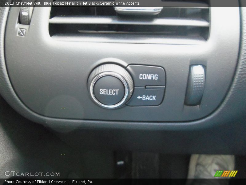 Blue Topaz Metallic / Jet Black/Ceramic White Accents 2013 Chevrolet Volt