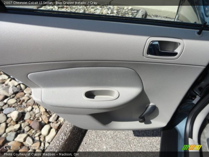 Blue Granite Metallic / Gray 2007 Chevrolet Cobalt LS Sedan