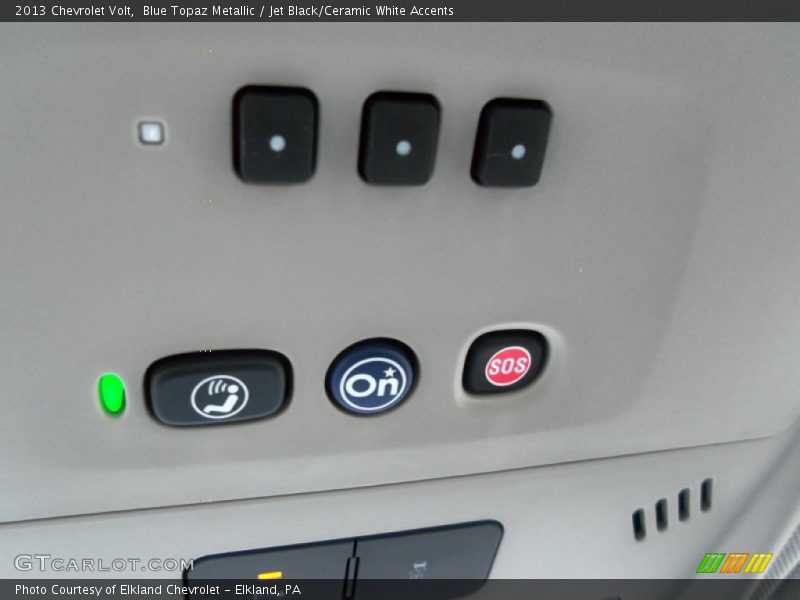 Blue Topaz Metallic / Jet Black/Ceramic White Accents 2013 Chevrolet Volt