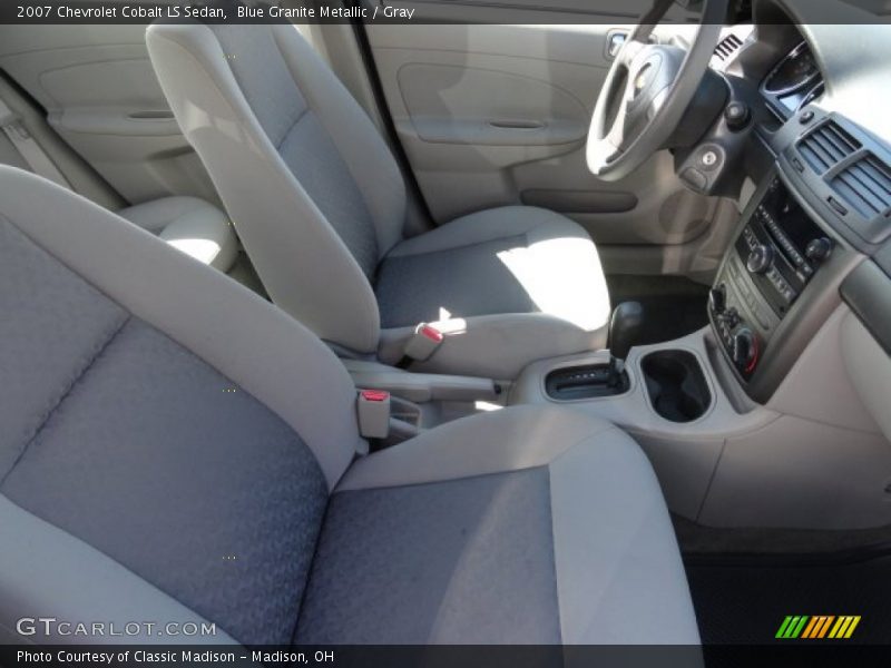 Blue Granite Metallic / Gray 2007 Chevrolet Cobalt LS Sedan