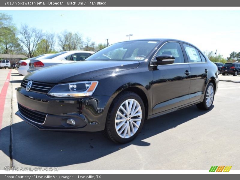 Black Uni / Titan Black 2013 Volkswagen Jetta TDI Sedan