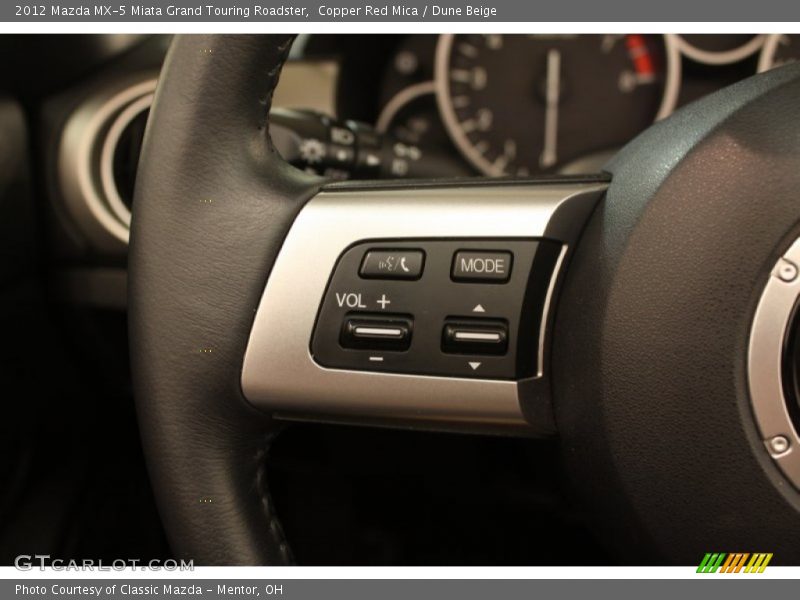 Controls of 2012 MX-5 Miata Grand Touring Roadster