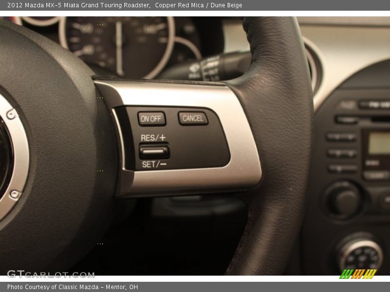 Controls of 2012 MX-5 Miata Grand Touring Roadster