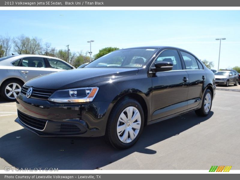 Black Uni / Titan Black 2013 Volkswagen Jetta SE Sedan