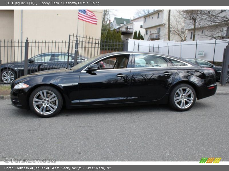 Ebony Black / Cashew/Truffle Piping 2011 Jaguar XJ XJL