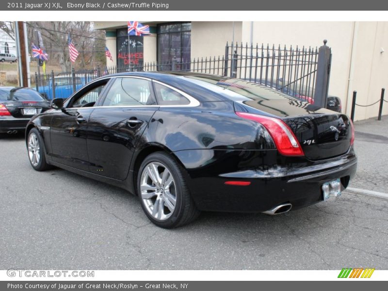 Ebony Black / Cashew/Truffle Piping 2011 Jaguar XJ XJL