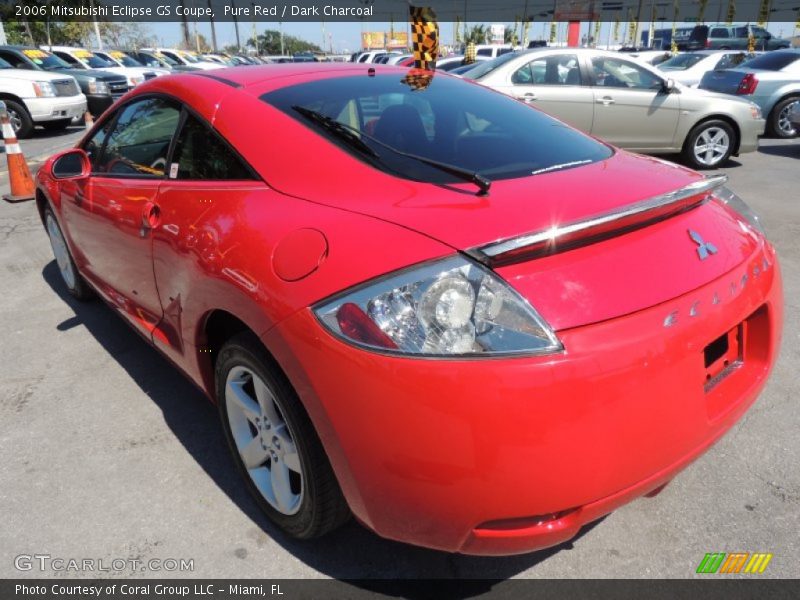 Pure Red / Dark Charcoal 2006 Mitsubishi Eclipse GS Coupe