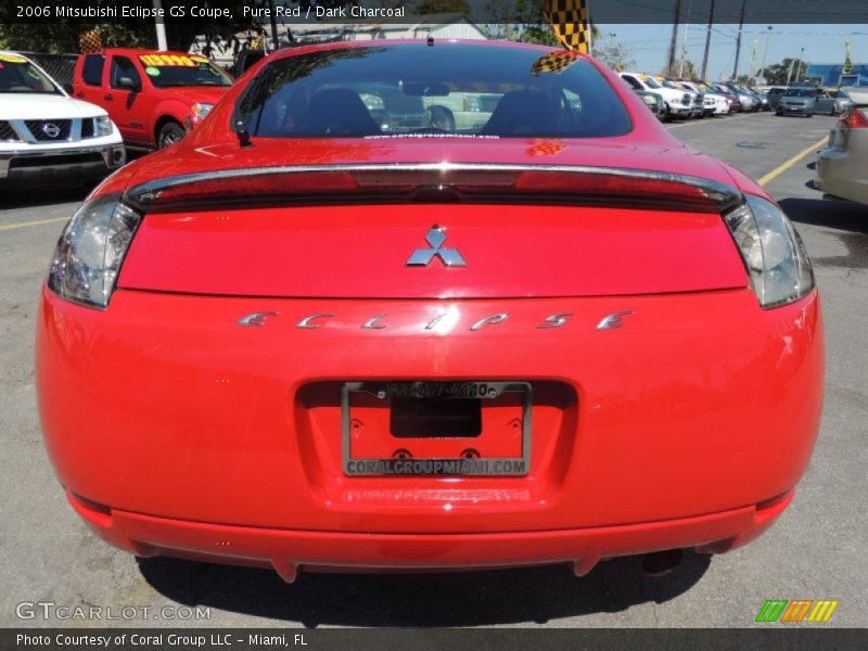 Pure Red / Dark Charcoal 2006 Mitsubishi Eclipse GS Coupe
