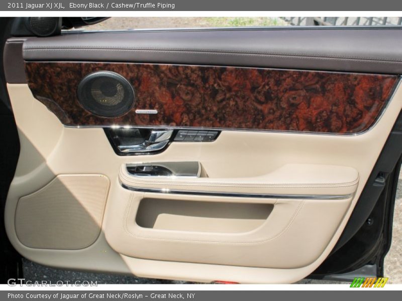 Ebony Black / Cashew/Truffle Piping 2011 Jaguar XJ XJL