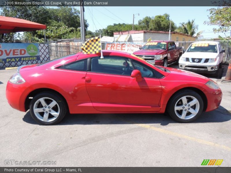 Pure Red / Dark Charcoal 2006 Mitsubishi Eclipse GS Coupe