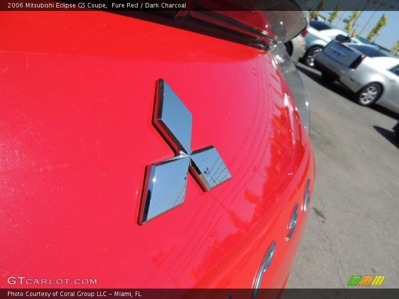 Pure Red / Dark Charcoal 2006 Mitsubishi Eclipse GS Coupe