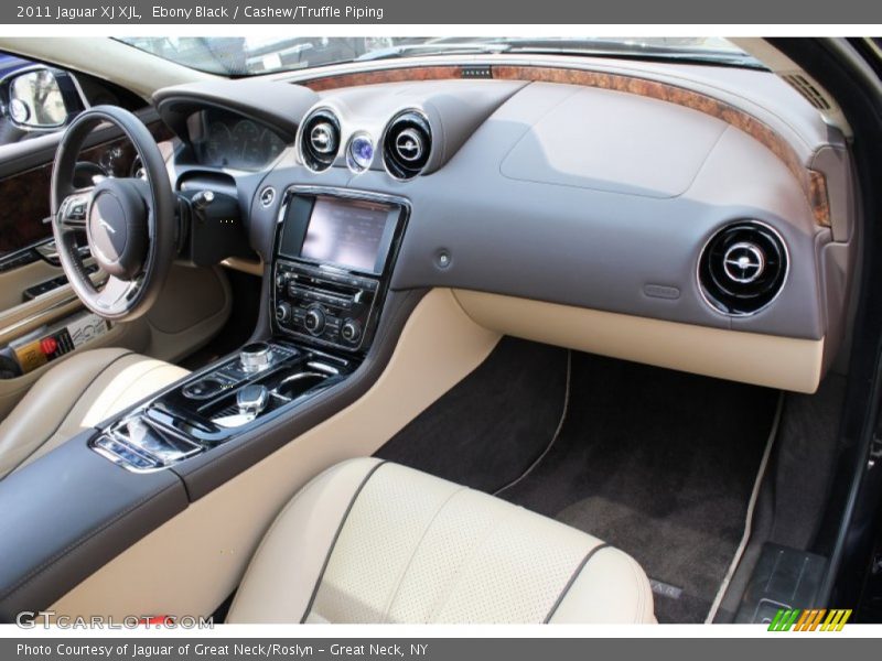 Ebony Black / Cashew/Truffle Piping 2011 Jaguar XJ XJL