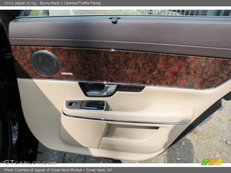 Ebony Black / Cashew/Truffle Piping 2011 Jaguar XJ XJL