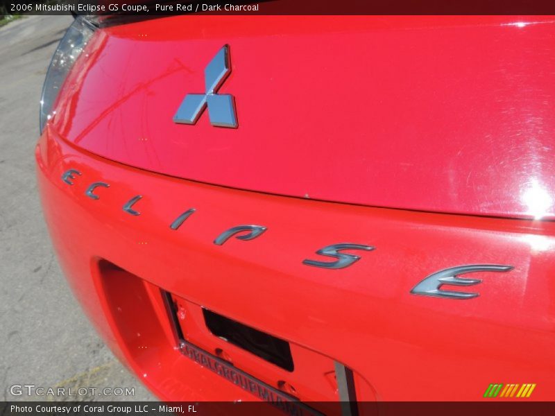 Pure Red / Dark Charcoal 2006 Mitsubishi Eclipse GS Coupe