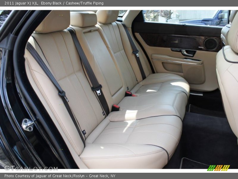 Ebony Black / Cashew/Truffle Piping 2011 Jaguar XJ XJL