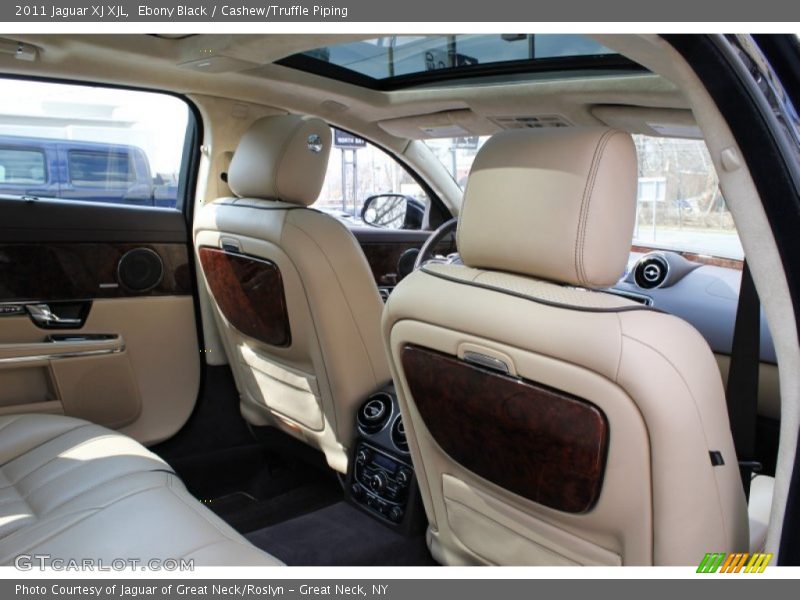 Ebony Black / Cashew/Truffle Piping 2011 Jaguar XJ XJL