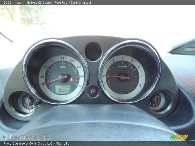 Pure Red / Dark Charcoal 2006 Mitsubishi Eclipse GS Coupe