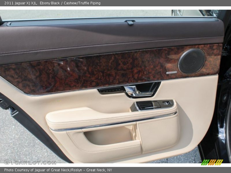 Ebony Black / Cashew/Truffle Piping 2011 Jaguar XJ XJL
