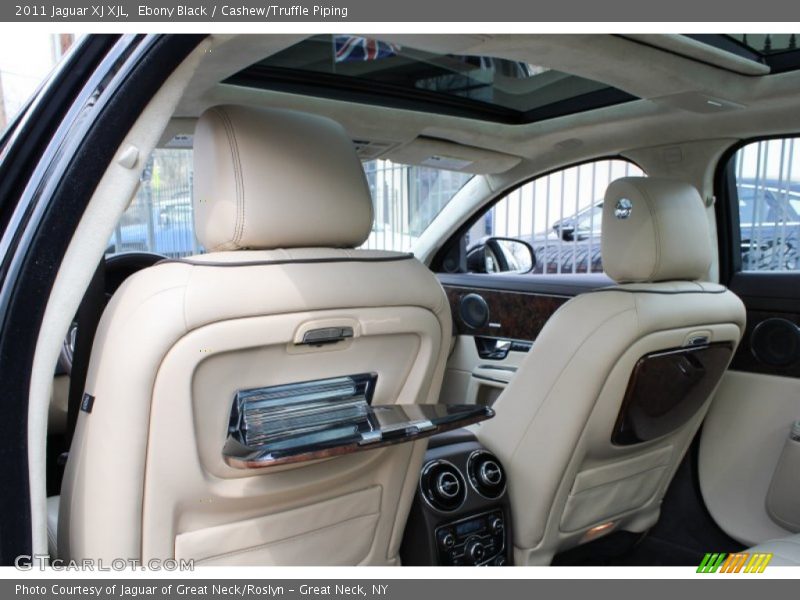 Ebony Black / Cashew/Truffle Piping 2011 Jaguar XJ XJL