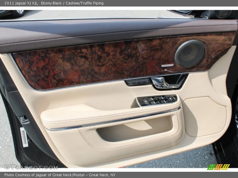 Ebony Black / Cashew/Truffle Piping 2011 Jaguar XJ XJL