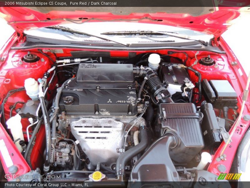 Pure Red / Dark Charcoal 2006 Mitsubishi Eclipse GS Coupe