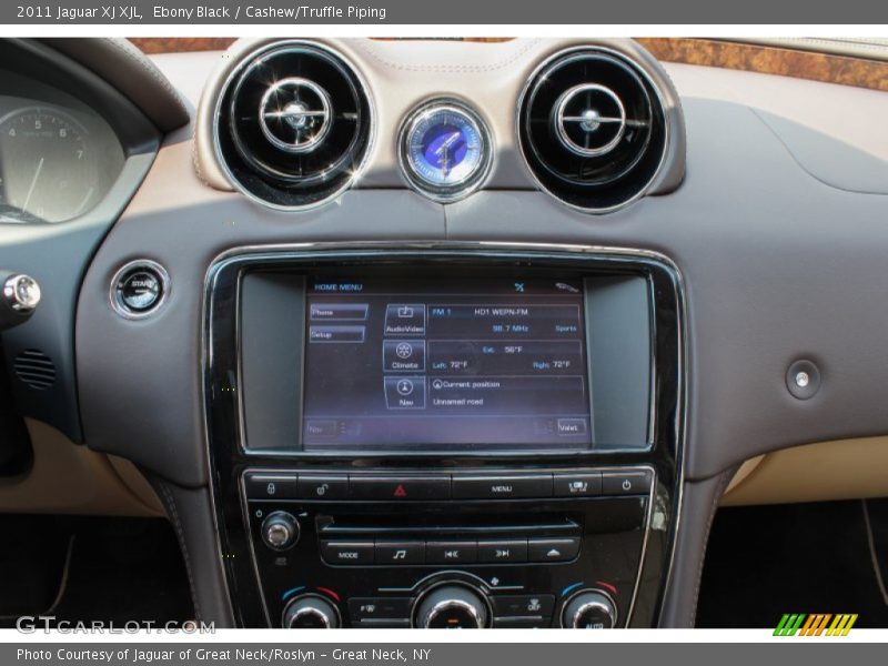 Ebony Black / Cashew/Truffle Piping 2011 Jaguar XJ XJL