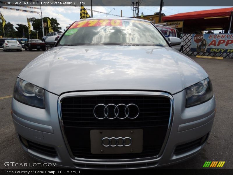 Light Silver Metallic / Black 2006 Audi A3 2.0T