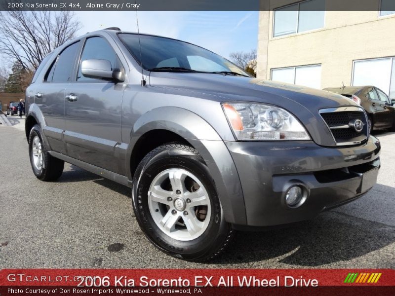 Alpine Gray / Gray 2006 Kia Sorento EX 4x4