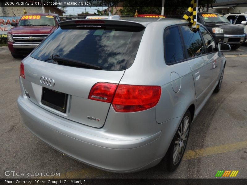 Light Silver Metallic / Black 2006 Audi A3 2.0T