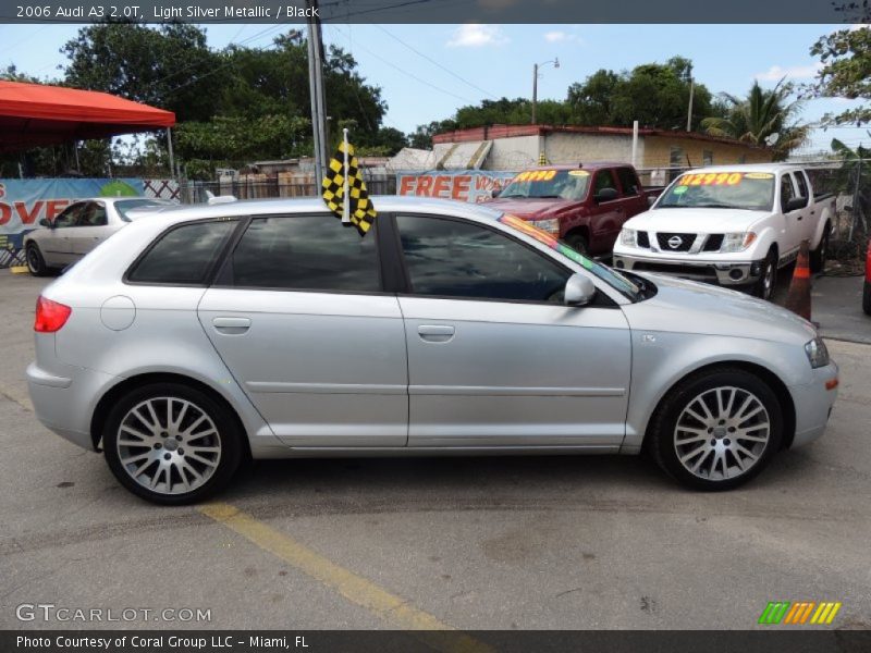 Light Silver Metallic / Black 2006 Audi A3 2.0T