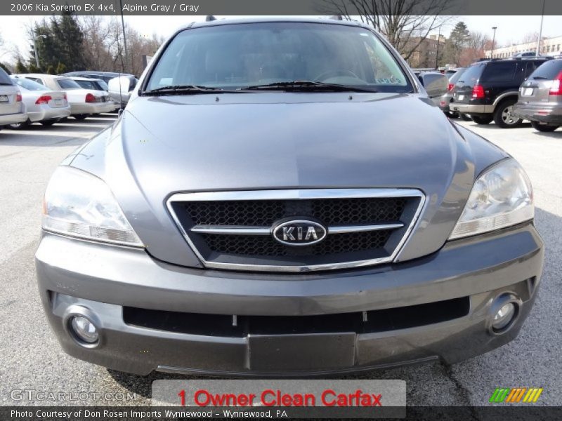 Alpine Gray / Gray 2006 Kia Sorento EX 4x4