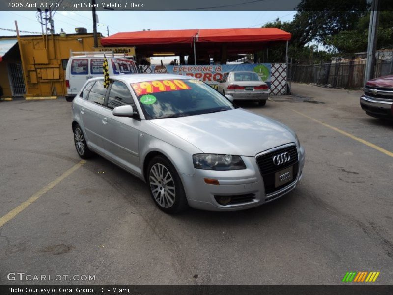 Light Silver Metallic / Black 2006 Audi A3 2.0T